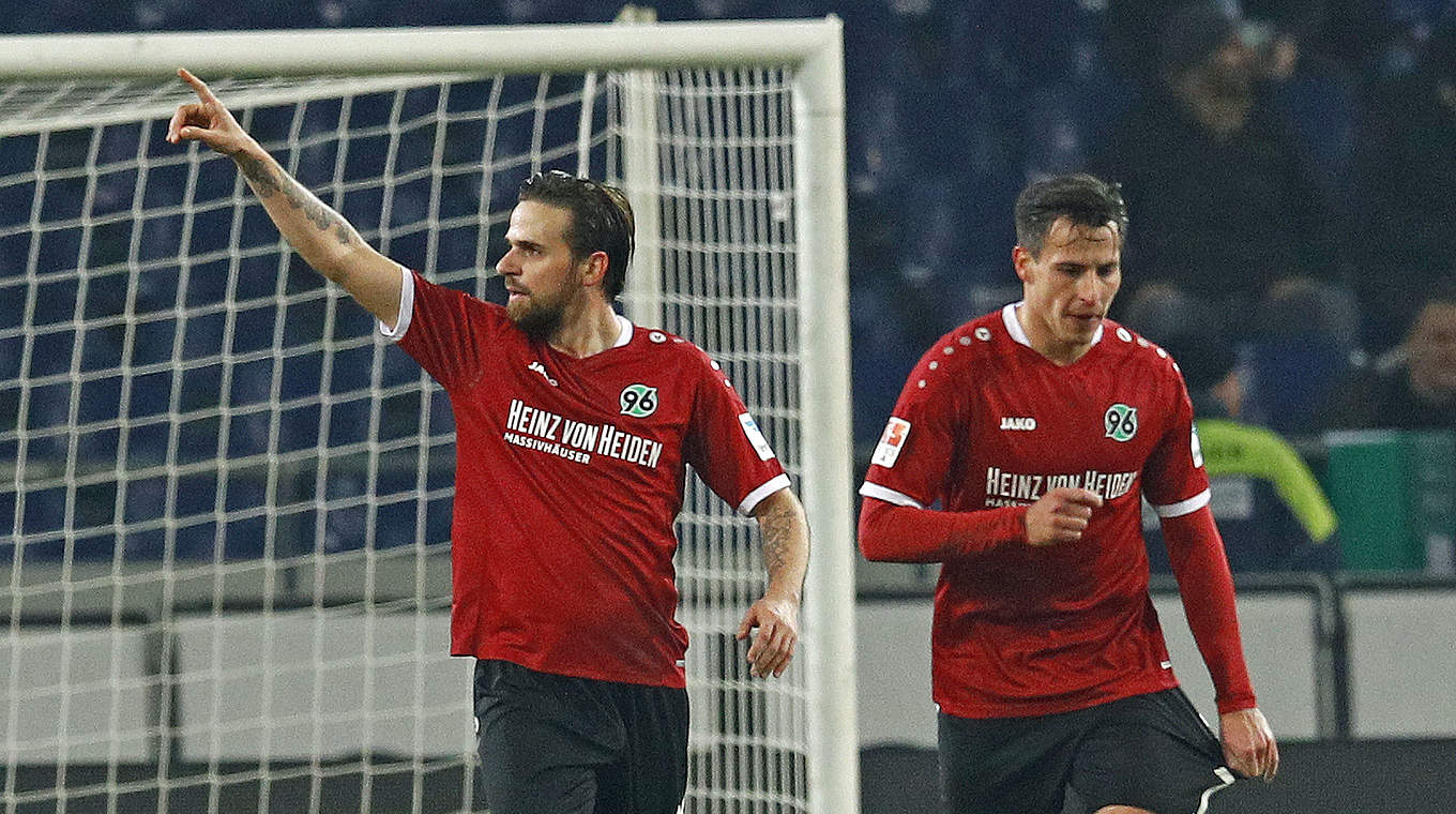 Matchwinner für Hannover im Heimspiel gegen 1860 München: Martin Harnik (l.) © 2017 Getty Images