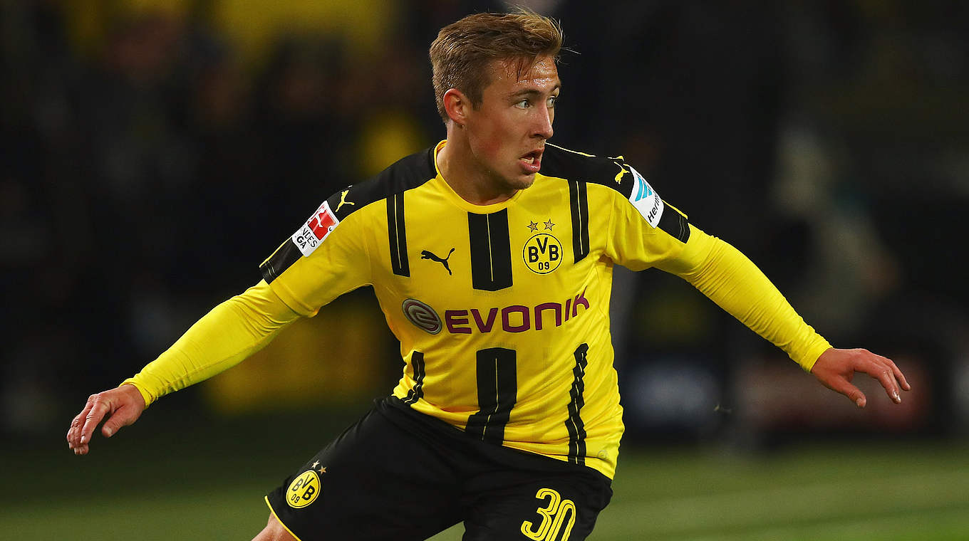 BVB's Felix Passlack has featured this season in both the Bundesliga and the Champions League © 2016 Getty Images