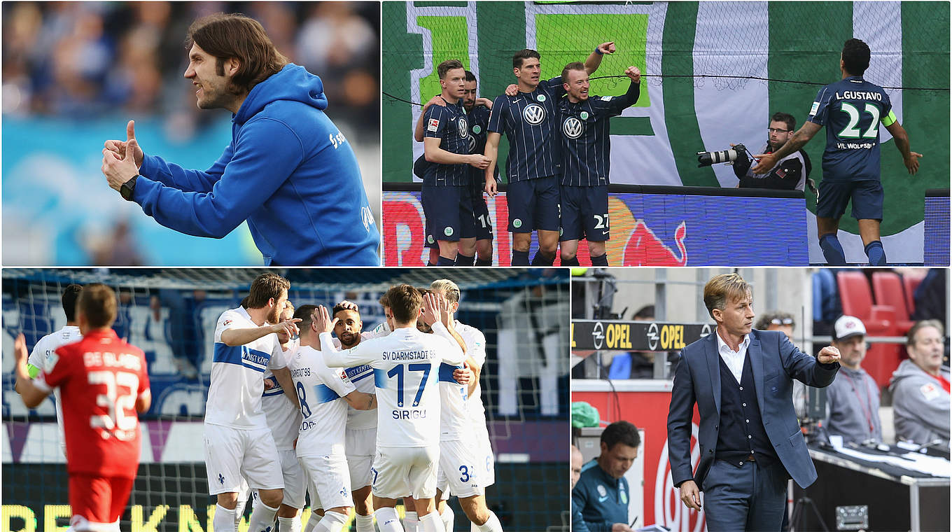 Wolfsburg vs. Darmstadt: Der Tabellen-14. empfängt den Tabellenletzten © Getty Images/Collage DFB