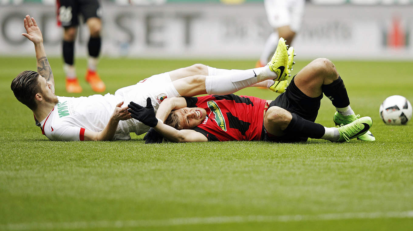 Augsburg and Freiburg shared a hard-fought draw.  © 2017 Getty Images