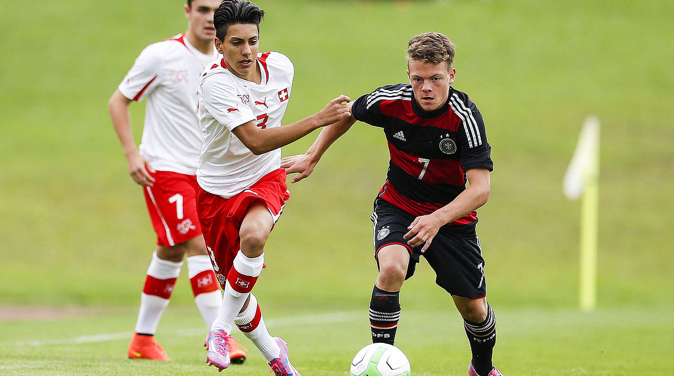 Bleibt Greuther Fürth treu: U-Nationalspieler Patrick Sontheimer (r.) © 2014 Getty Images