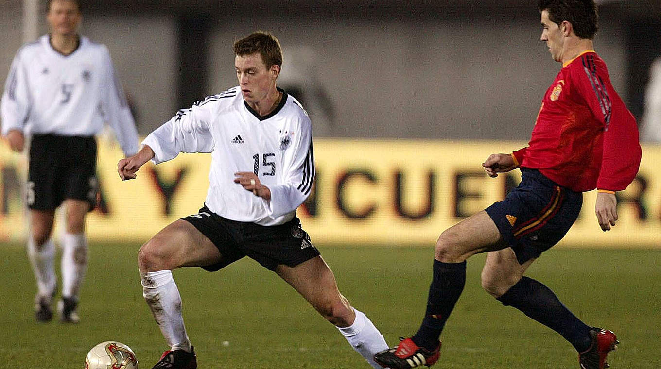 Hanno Balitsch made one appearance for Germany in the 3-1 defeat to Spain in Mallorca. © imago