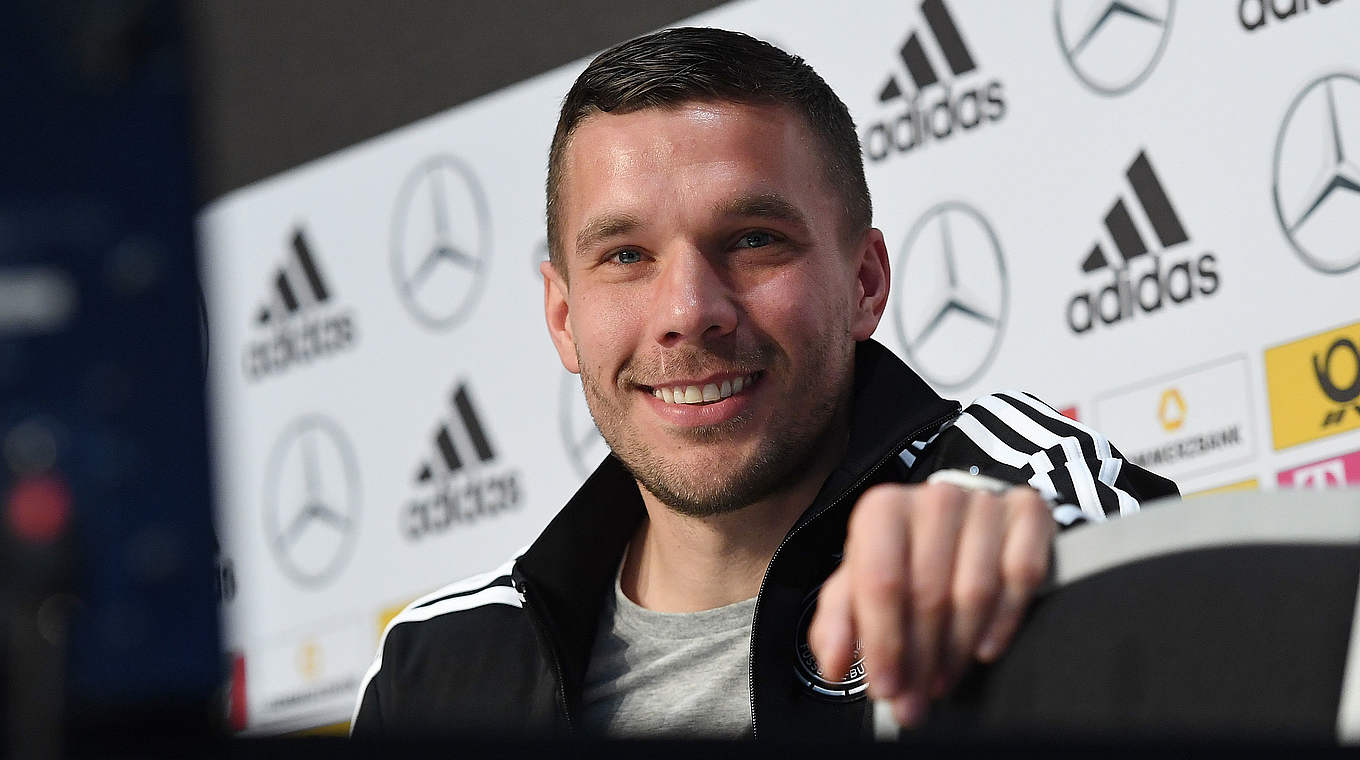 Lukas Podolski: "Mehr geht nicht, als beim letzten Spiel als Kapitän aufzulaufen" © GES/Markus Gilliar