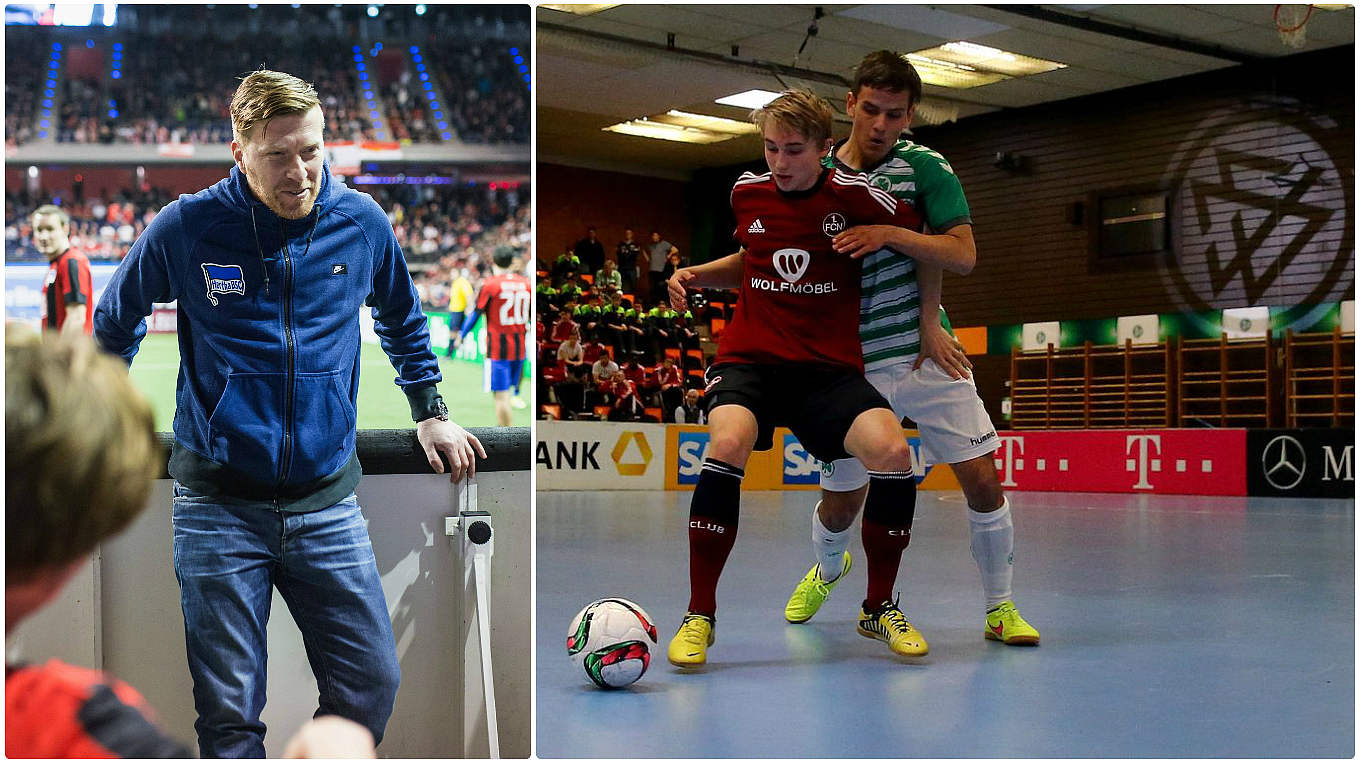 Hertha-Trainer Andreas "Zecke" Neuendorf (l.): "Futsal ist auf dem Weg nach vorne" © imago/Getty Images
