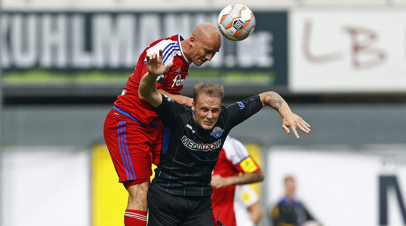 Gelbsperre: Patrick Herrmann (l.) fehlt Holstein zum ersten Mal in der Saison © 2016 Getty Images