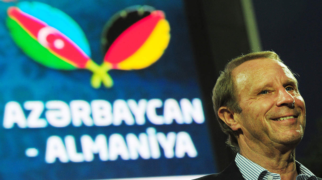 1996 Euros winner with Germany, later manager of Azerbaijan: Berti Vogts © 2011 AFP