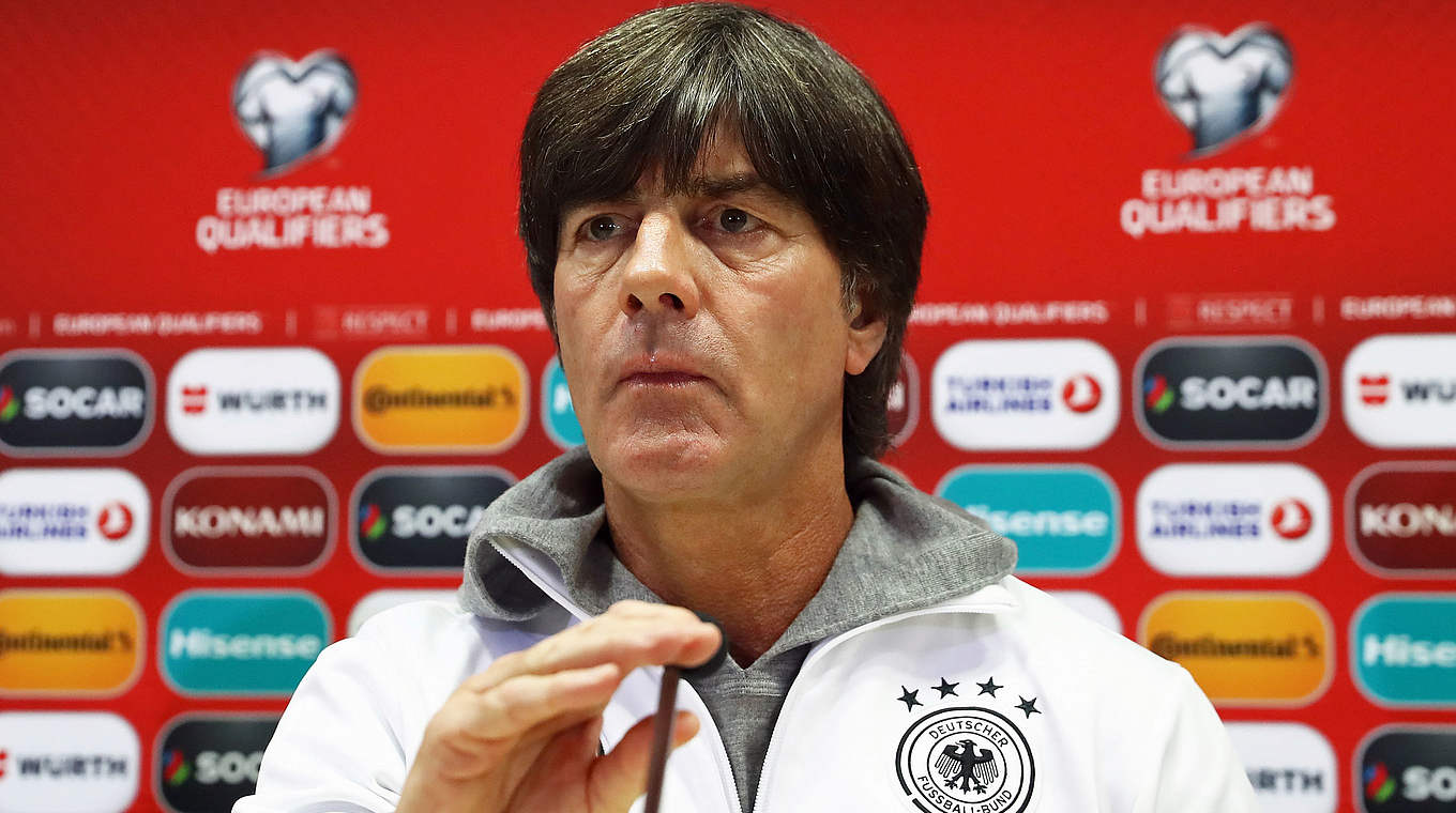 Löw: "We want to secure qualification without dropping any points" © 2017 Getty Images