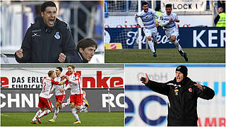 Topspiel der 3. Liga: Tabellenführer Duisburg empfängt Jahn Regensburg © Getty Images/Collage DFB