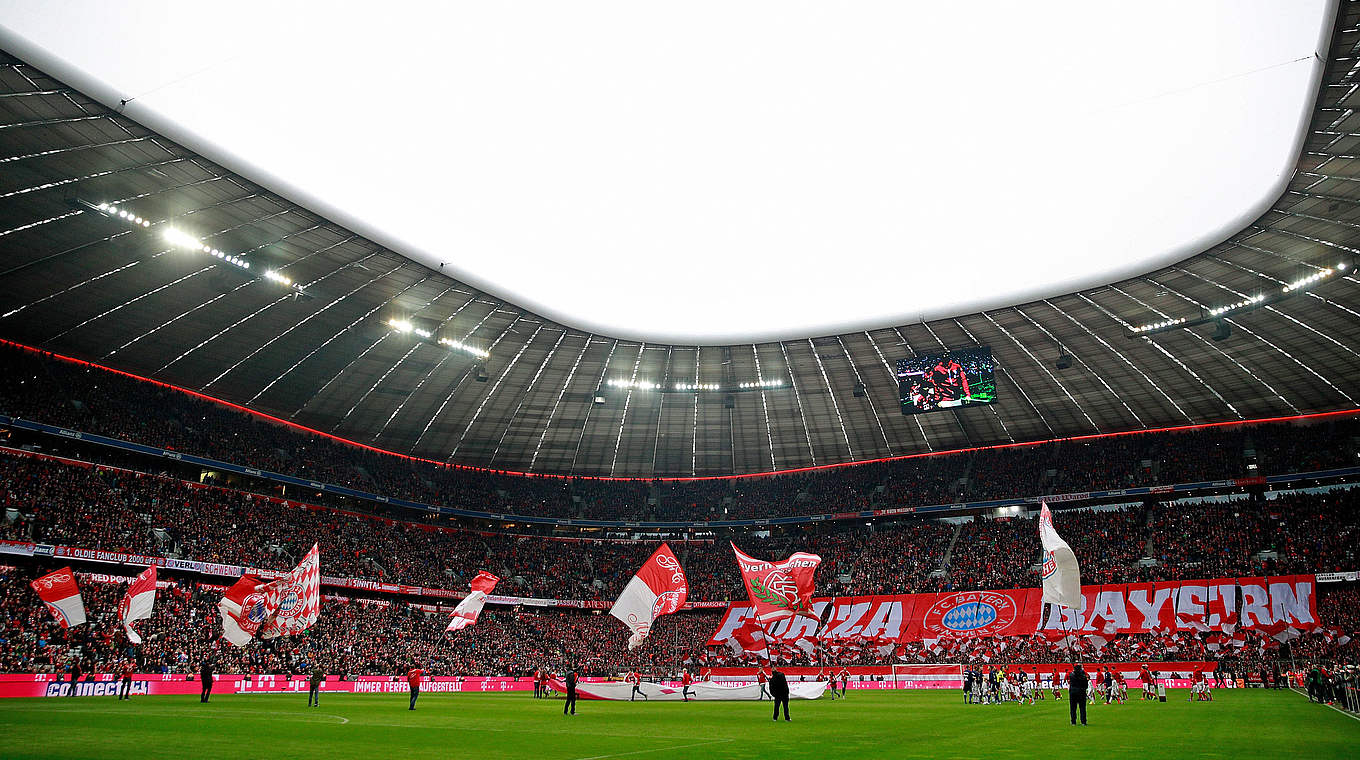 Heimstatt des Deutschen Rekordmeisters seit 2005: die Allianz Arena © 2017 Getty Images