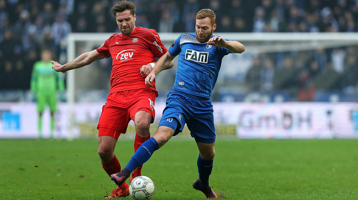 Zwickaus Torjäger Ronny König (l.): "Ich muss niemanden mehr etwas beweisen" © 2017 Getty Images