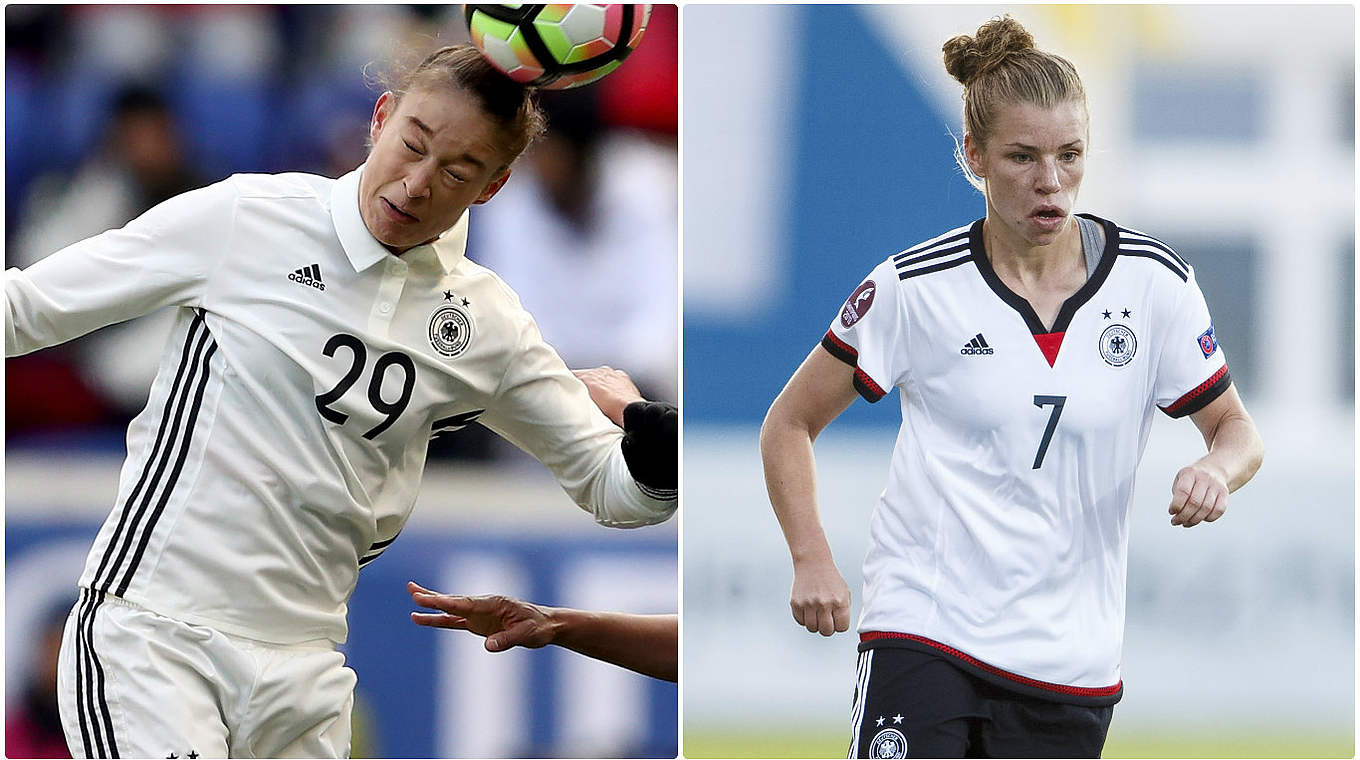 Nachnominierung: Für die verletzte Felicitas Rauch (l.) rückt Linda Dallmann nach © Getty Images/Collage DFB