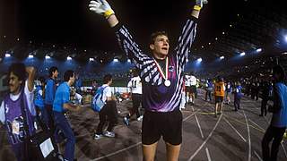 Torwart Bodo Illgner BR Deutschland Weltmeister im Stadio Olimpico © imago/WEREK