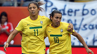 Marta,Cristiane,Brasilien © 2011 Getty Images