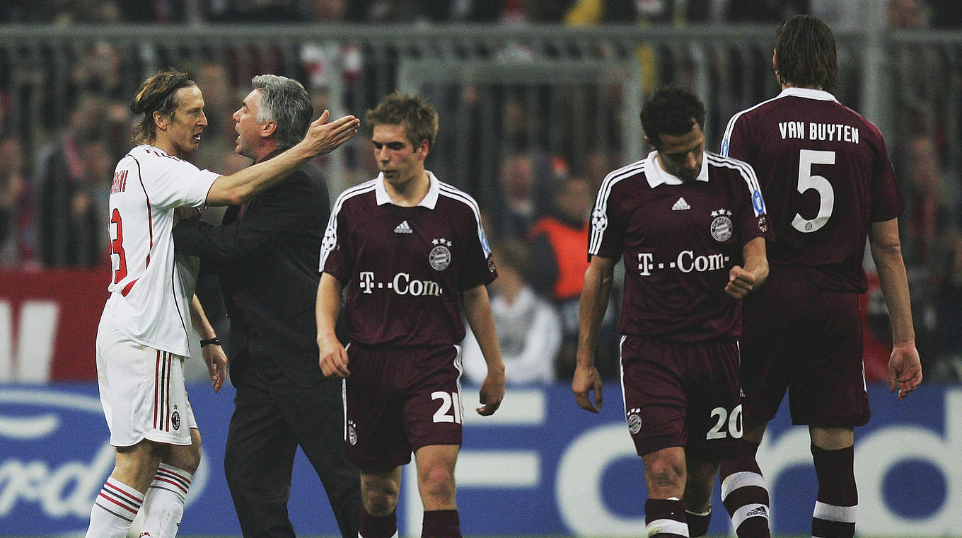 Bayern München,AC Mailand,Carlo Ancelotti © 2007 Getty Images