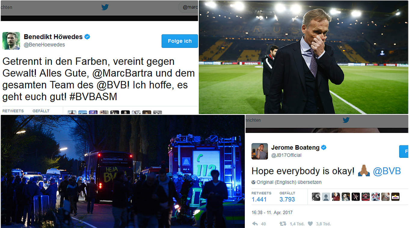 Collage,Borussia Dortmund © Twitter/Getty Images/Collage DFB