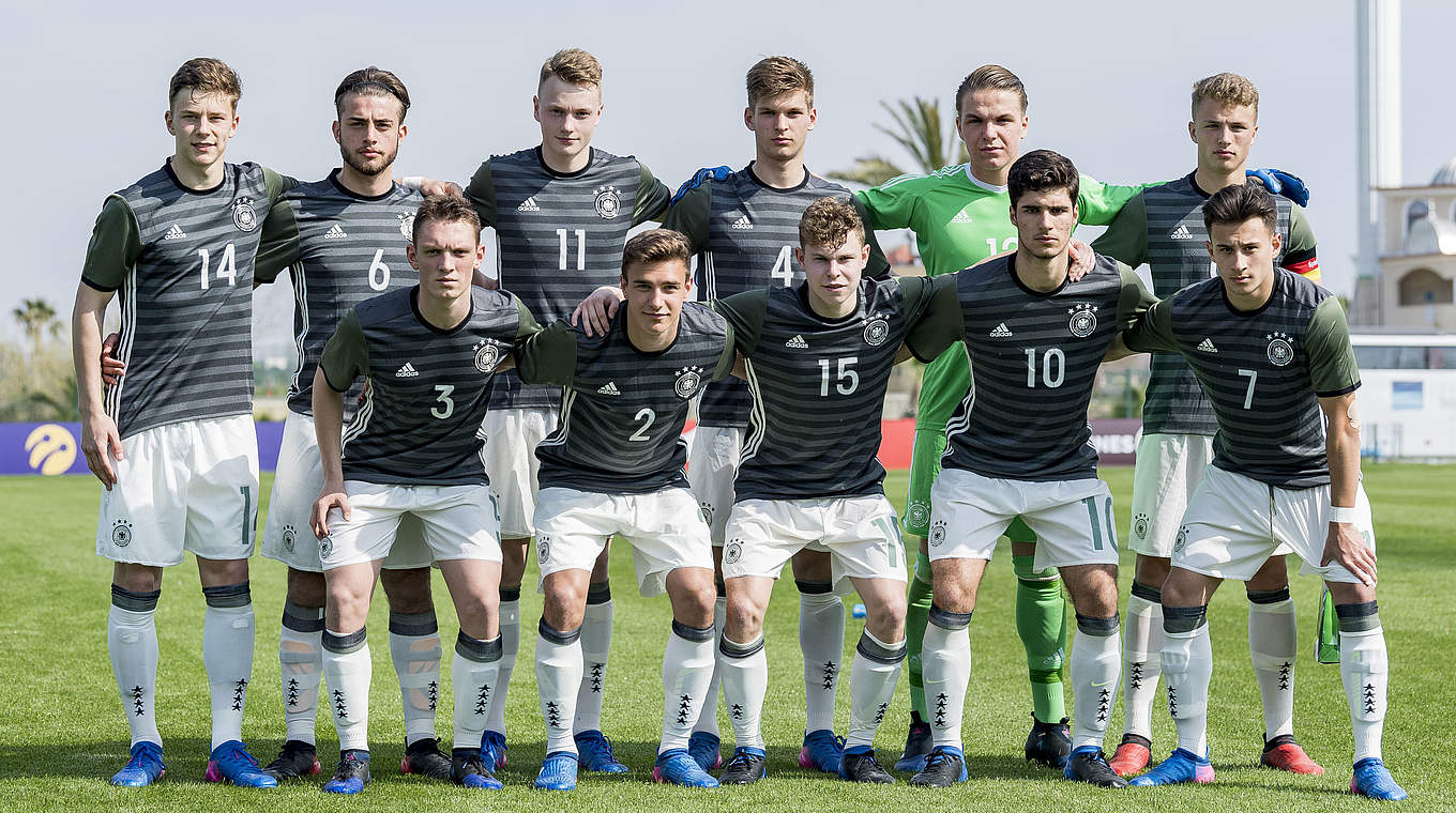 Bei der EM gegen Bosnien-Herzegowina, Serbien und Irland: die deutsche U 17-Auswahl © 2017 Getty Images