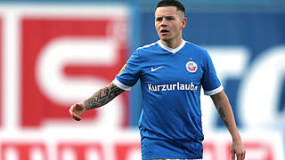 Favorit der Fans am 32. Spieltag: Christopher Quiring vom FC Hansa Rostock © 2017 Getty Images