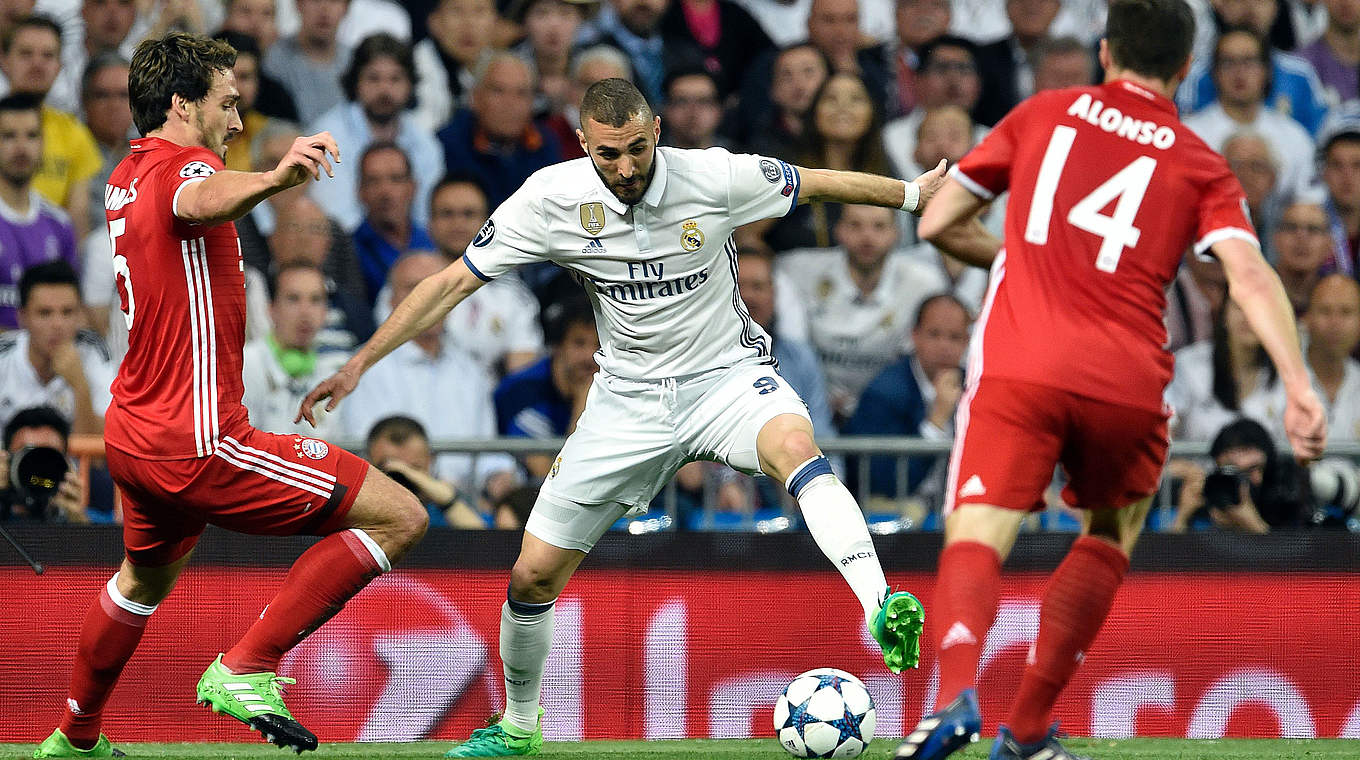 Mats Hummels,Bayern München,Real Madrid,Karim Benzema © Getty Images