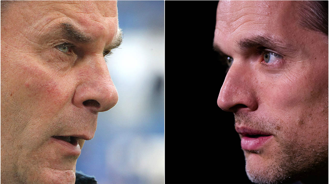 Dieter Hecking,Thomas Tuchel,Collage © Getty Images/Collage DFB