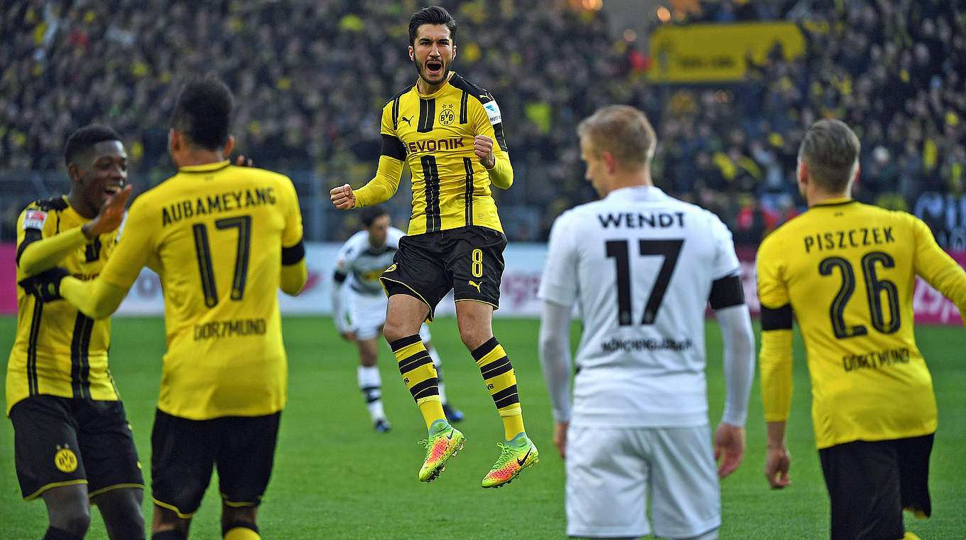 Nuri Sahin,Borussia Dortmund,Borussia Mönchengladbach © Getty Images/AFP