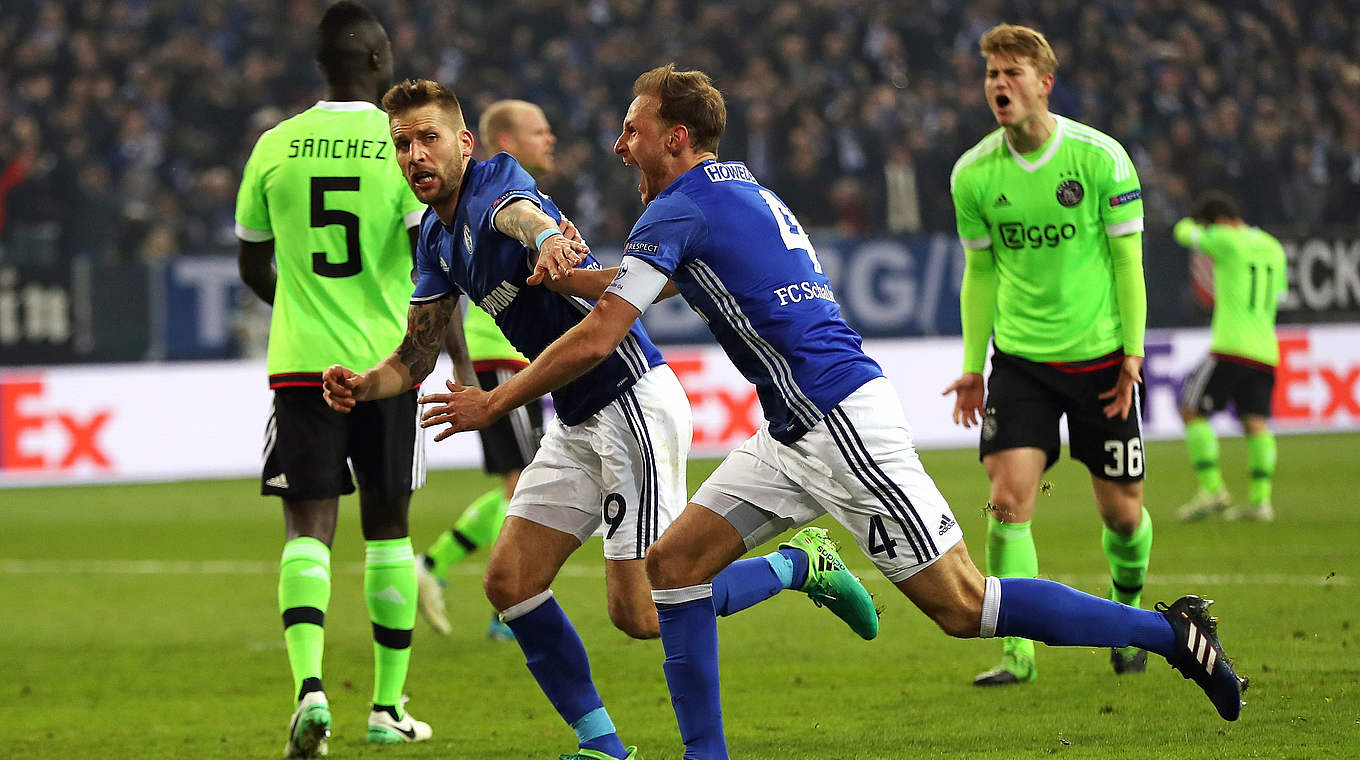 Guido Burgstaller's goal brought the tie level at 2-2 © 2017 Getty Images