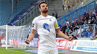 Der Favorit der Fans am 34. Spieltag: Christian Beck, Angreifer vom 1. FC Magdeburg © imago/Christian Schroedter