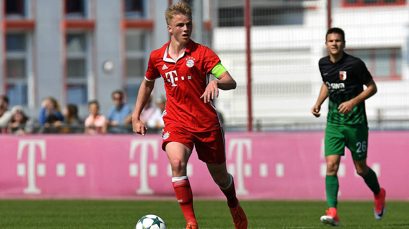 Für zwei Spiele gesperrt: Felix Götze von der U 19 des FC Bayern © imago/foto2press