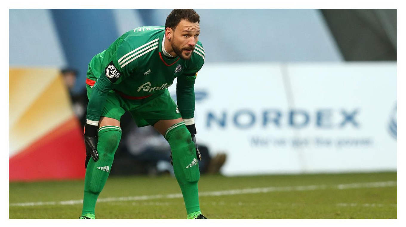 Lies in den letzten neun Spielen nur zwei Gegentore zu: Kiels Keeper Kenneth Kronholm © Getty Images