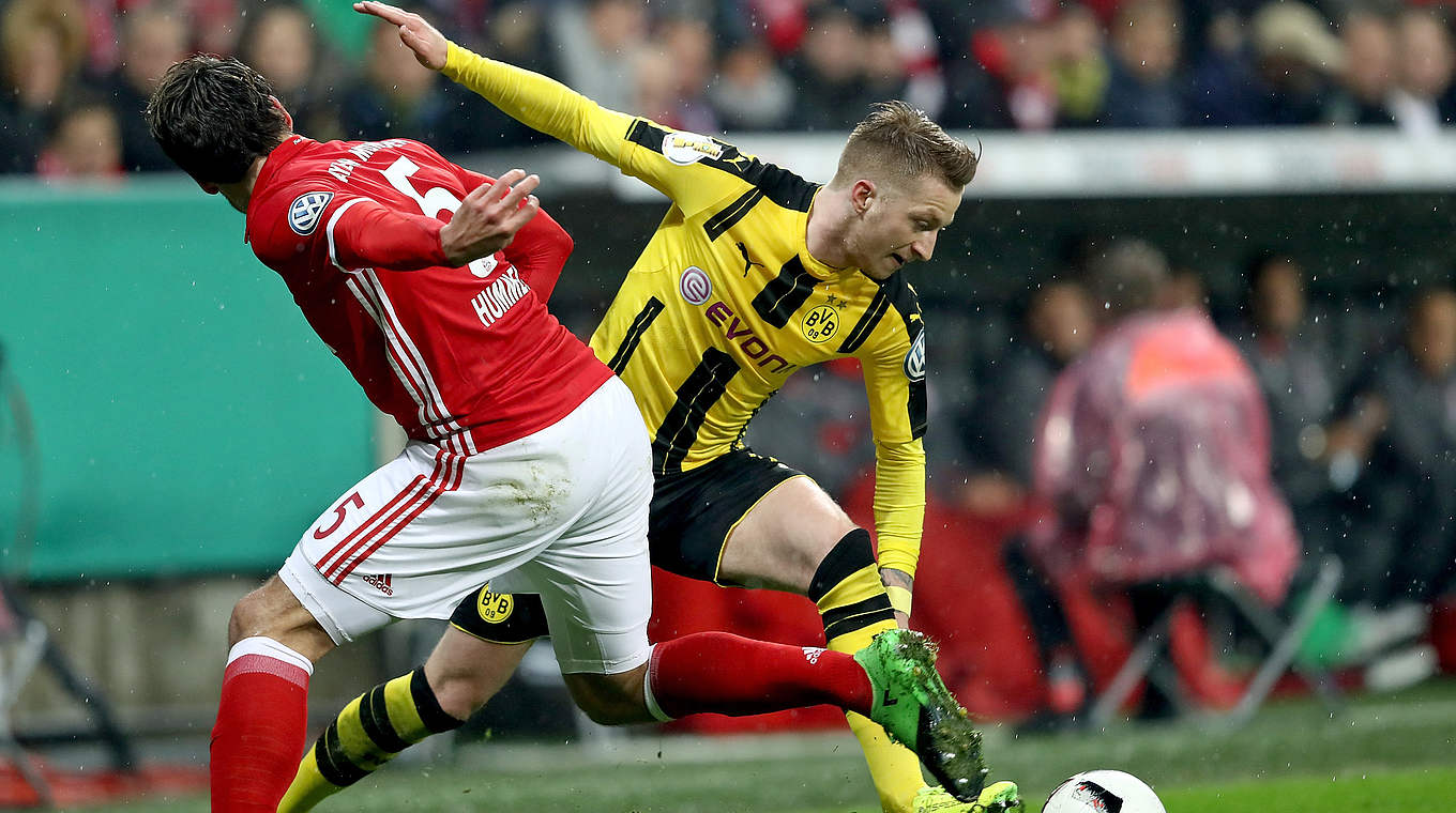 FC Bayern Muenchen v Borussia Dortmund - DFB Cup Semi Final © 2017 Getty Images