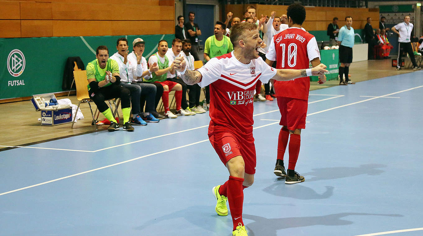 Lucas Silveira Kruel,Jahn Regensburg,Futsal © 2017 Getty Images