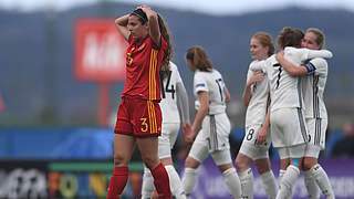 U17-Juniorinnen,Jubel,Spanien,EM,2017 © Â©SPORTSFILE