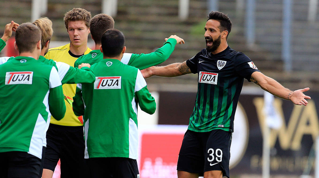 Adriano Grimaldi,Preußen Münster © 2016 Getty Images