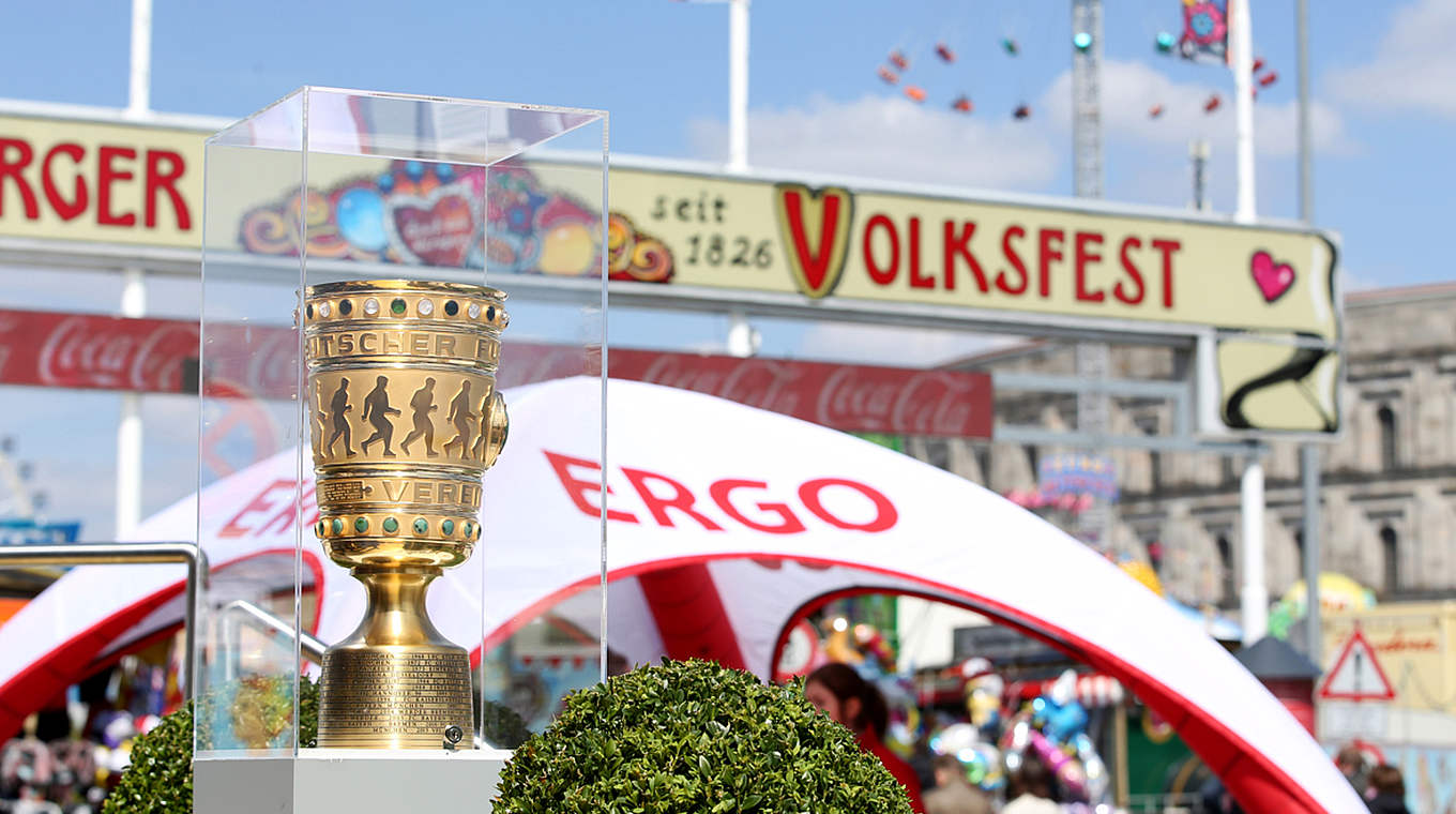 Festtagsstimmung in Franken: Die DFB-Pokaltour legt einen Stopp in Nürnberg ein © IMAGO / Daniel Marr