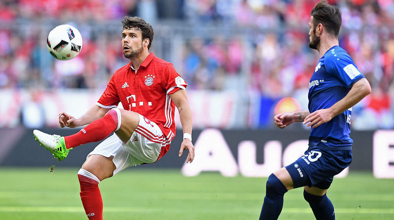 Juan Bernat's goal kept all the points in Munich and relegated Darmstadt.  © 2017 Getty Images