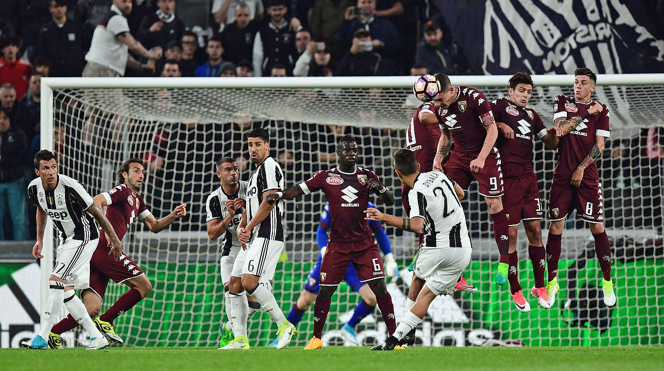 Derby draw: Juventus and Sami Khedira salvaged a point  © AFP/Getty Images