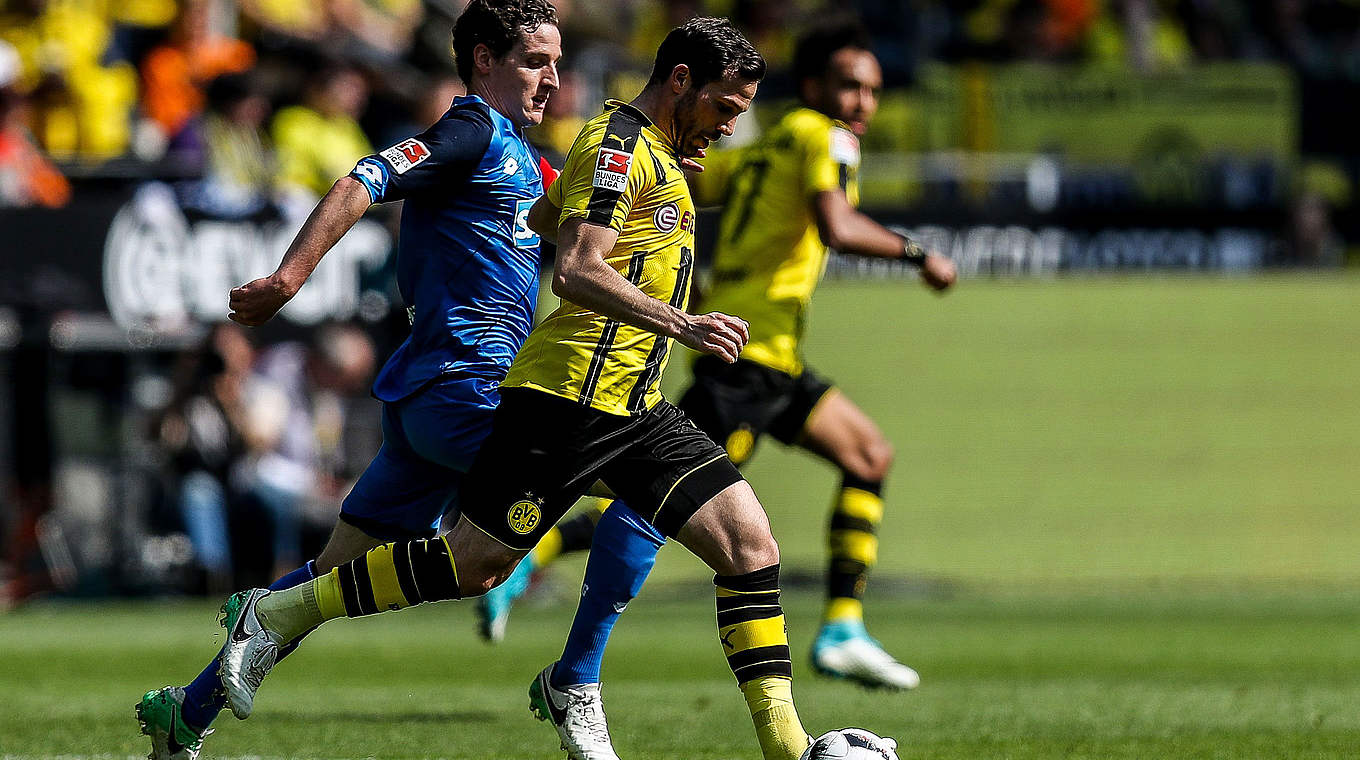 Sebastian Rudy,1899 Hoffenheim,Gonzalo Castro,1899 Hoffenheim © 2017 Getty Images