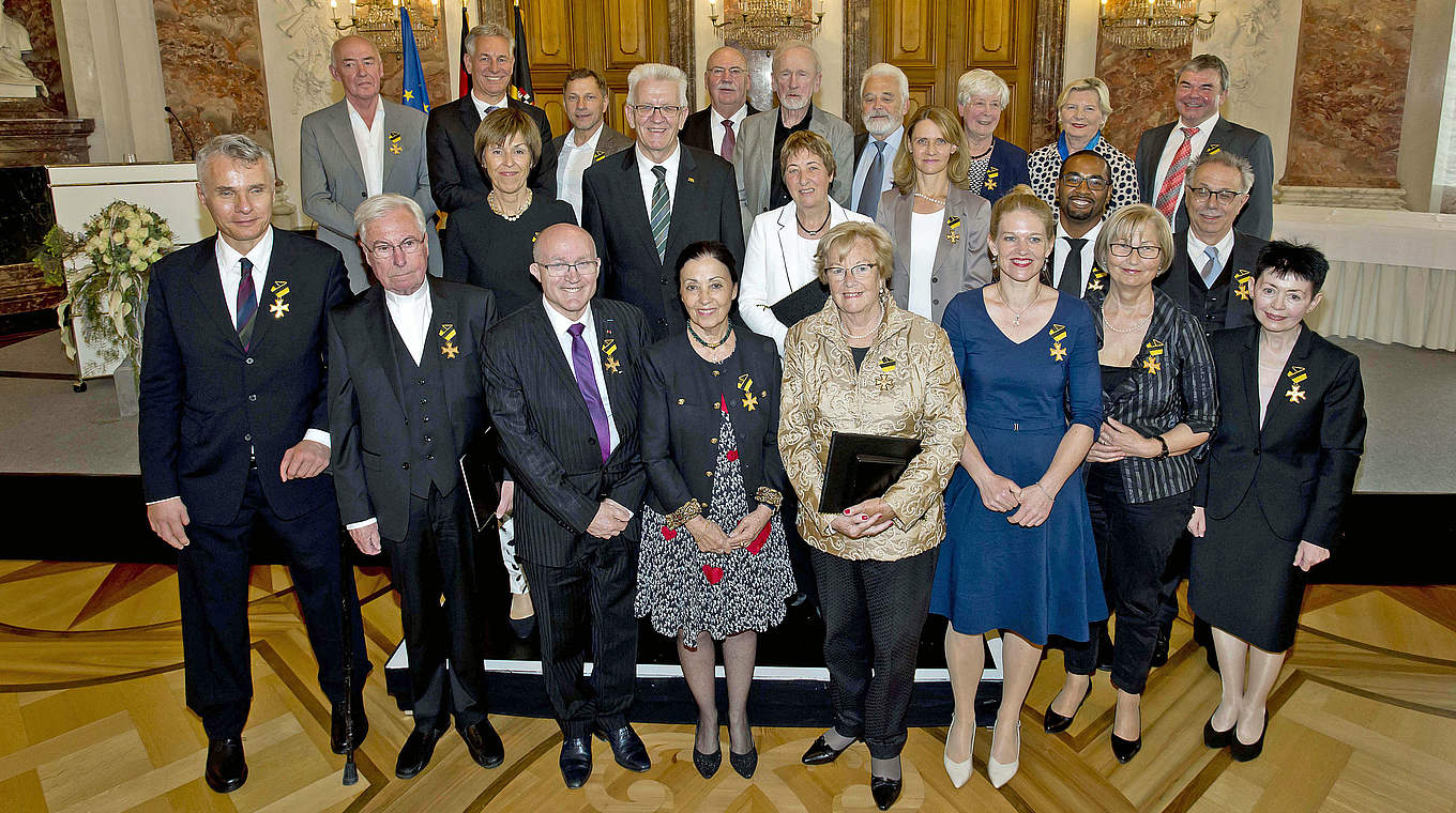 Ehrung von 22 Ordenträgern in Mannheim: Auszeichnung für herausragende Verdienste © Staatsministerium Baden-Württemberg