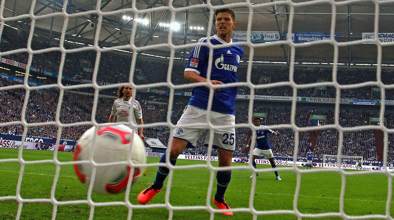 Klaas-Jan Huntelaar,Schalke 04,Hamburger SV,2013 © 2013 Getty Images