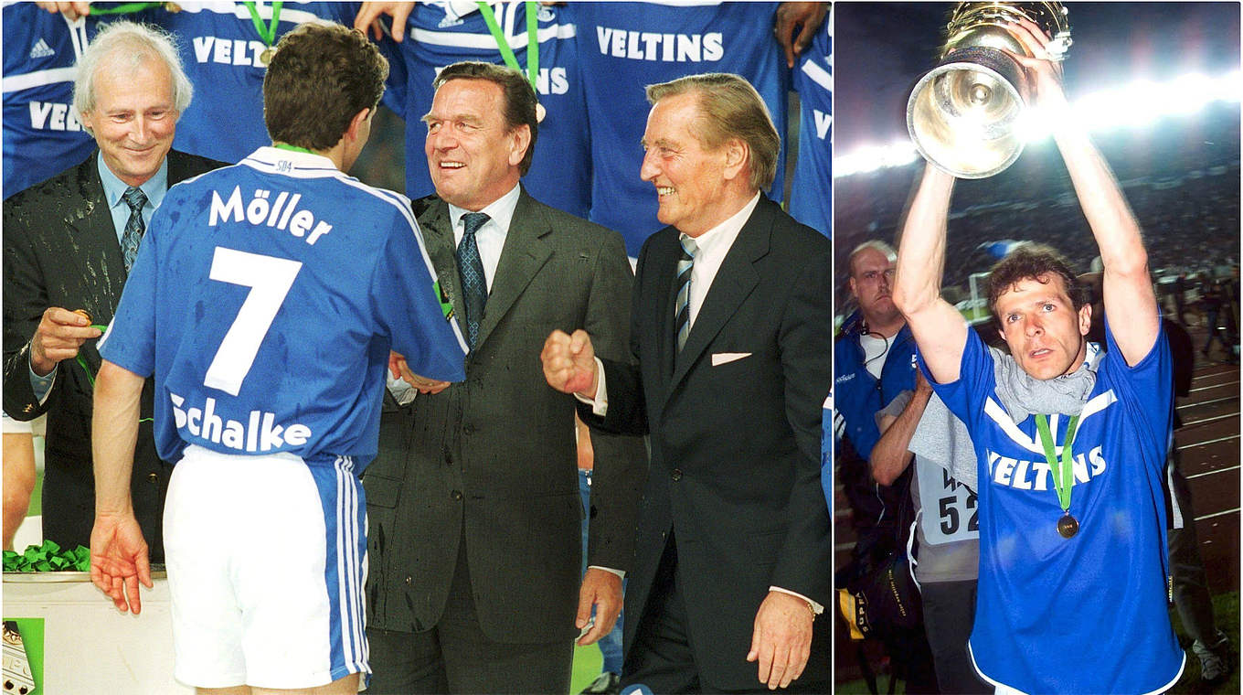 Andreas Möller,DFB-Pokal,Schalke 04,2001 © Getty Images/Collage DFB