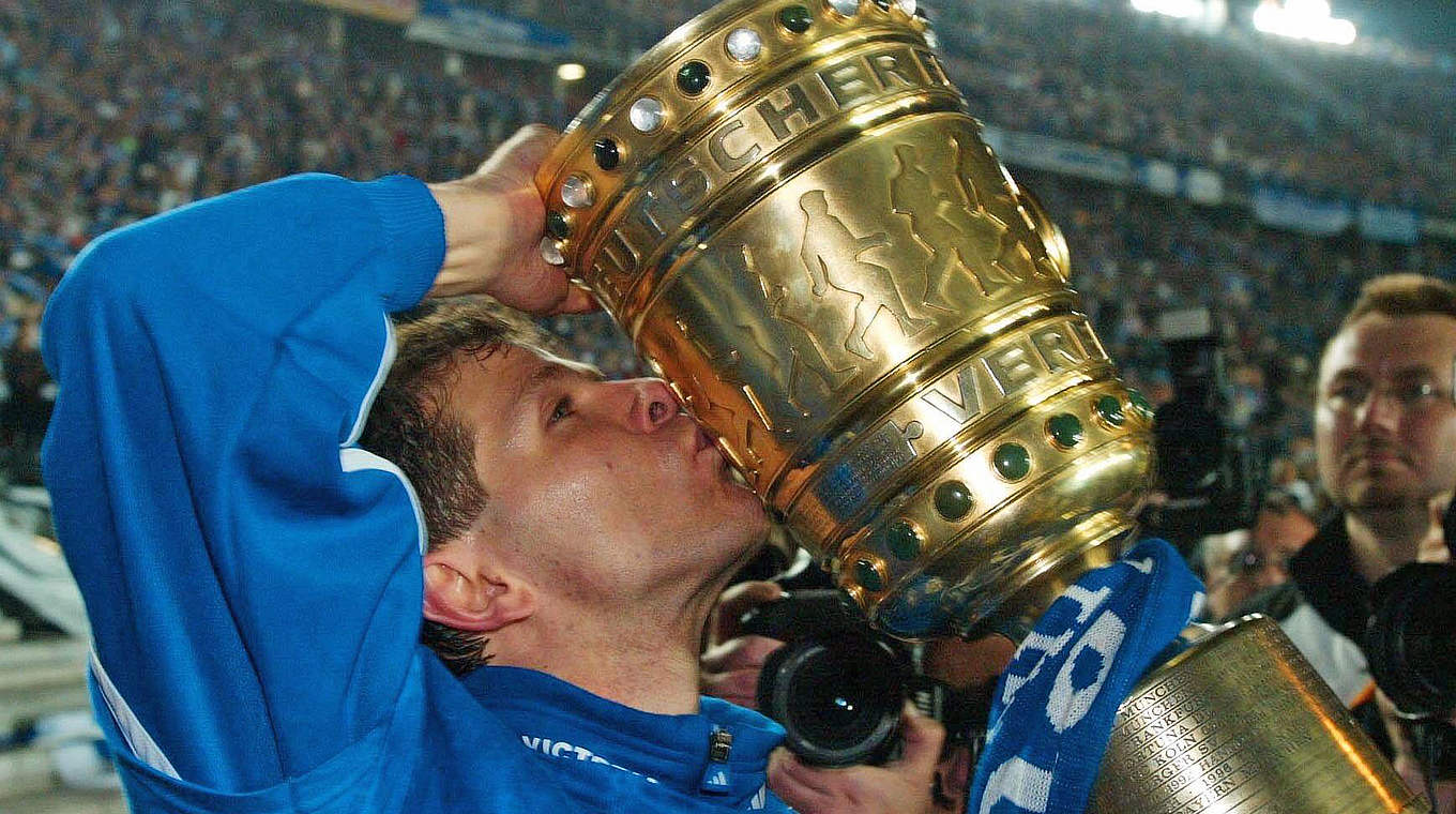 Andreas Möller,DFB-Pokal,Schalke 04,2002 © Bongarts
