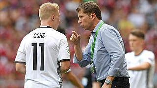WM-Auftakt gegen Venezuela: Philipp Ochs und Coach Guido Streichsbier © Getty Images