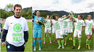 Ralf Kellermann,VfL Wolfsburg,Meisterfeier © imago/Collage DFB