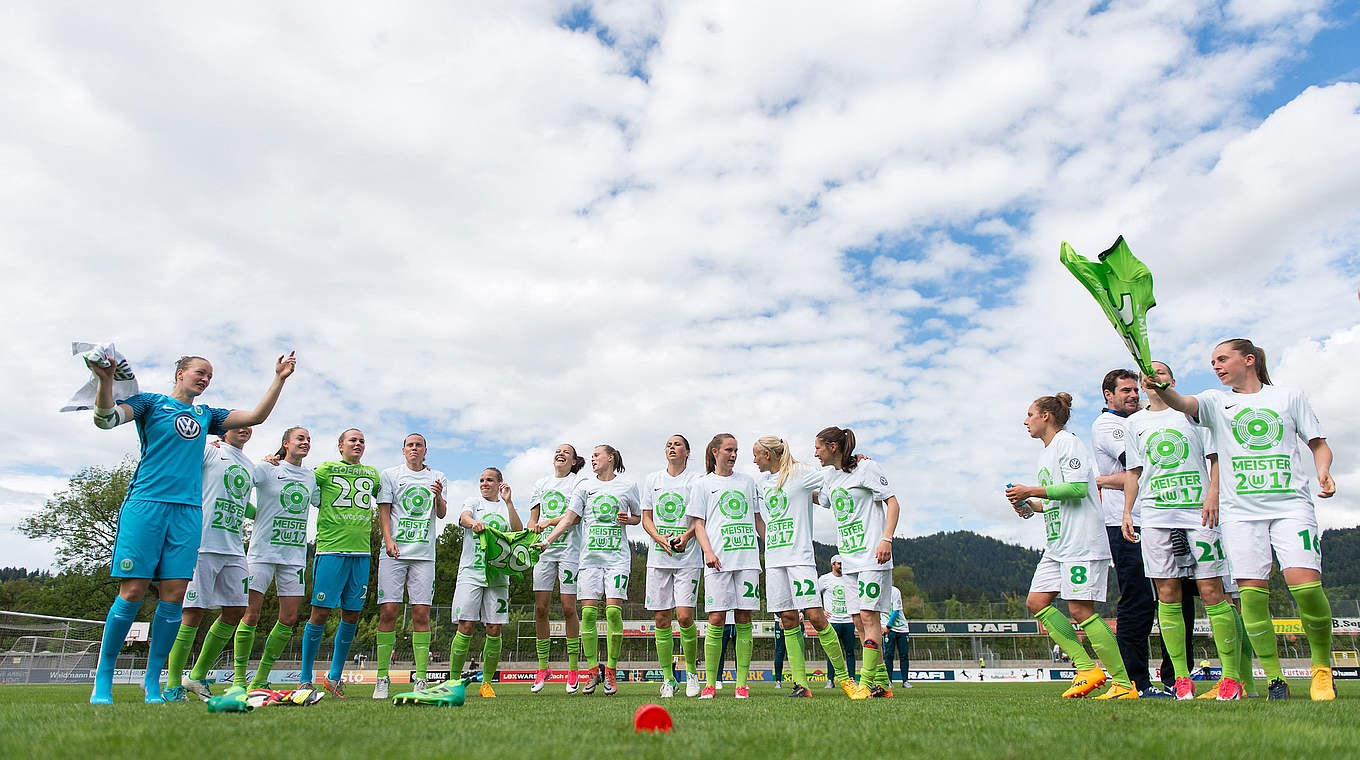 VfL Wolfsburg,Meisterfeier © 2017 Getty Images
