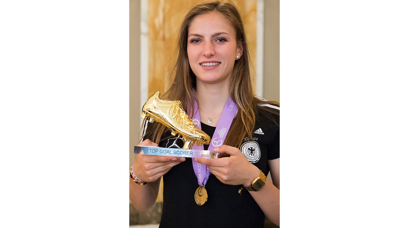 Drei Turnier-Treffer: Torschützenkönigin Melissa Kössler © Getty Images
