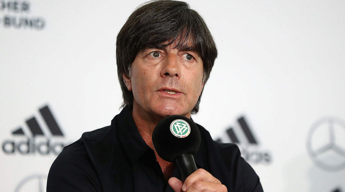Löw: "The Confed Cup is a stop en route to the World Cup and a good warm up opportunity." © 