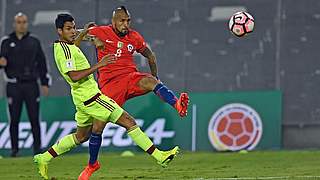 Leistungsträger in der chilenischen Nationalmannschaft: Münchens Arturo Vidal (r.) © 2017 Getty Images