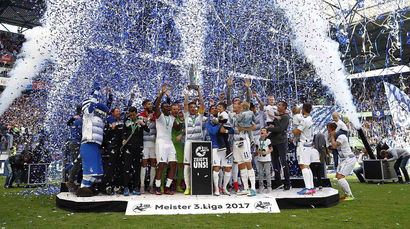 Grindel: "Duisburg hat die 3. Liga dominiert wie kaum eine Mannschaft zuvor" © 2017 Getty Images