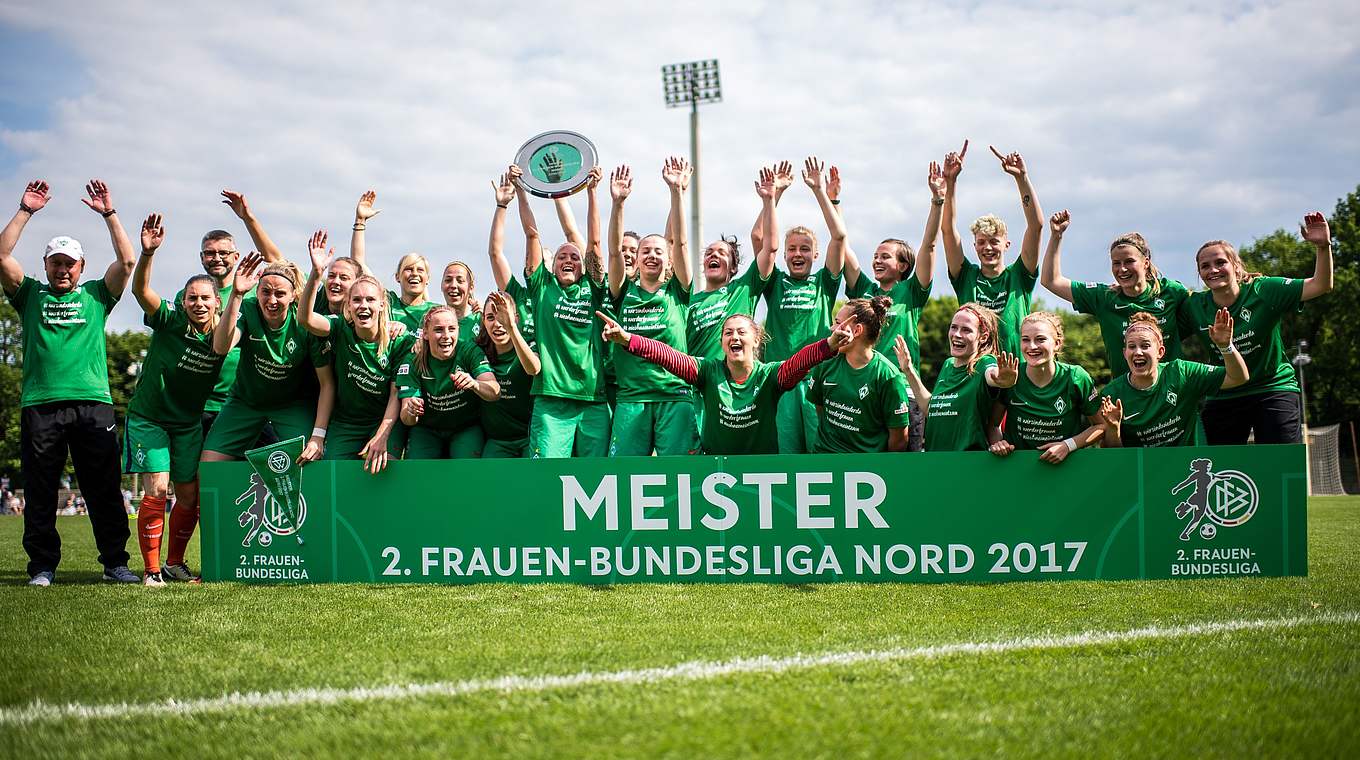 Meister im Norden: Werder Bremen kehrt in die Allianz Frauen-Bundesliga zurück © 