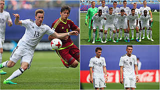 Gegen Mexiko unter Druck: die deutsche U 20 bei der WM in Südkorea © FIFA/Collage DFB