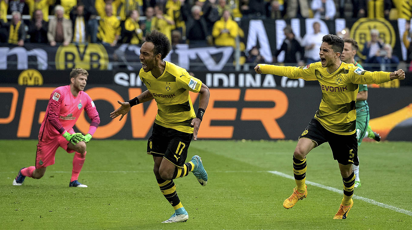 Pierre-Emerick Aubameyang scored a brace last game.  © This content is subject to copyright.